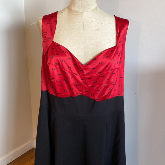 NEW torrid size 20 bow print swing dress - Picture 2 of 9
